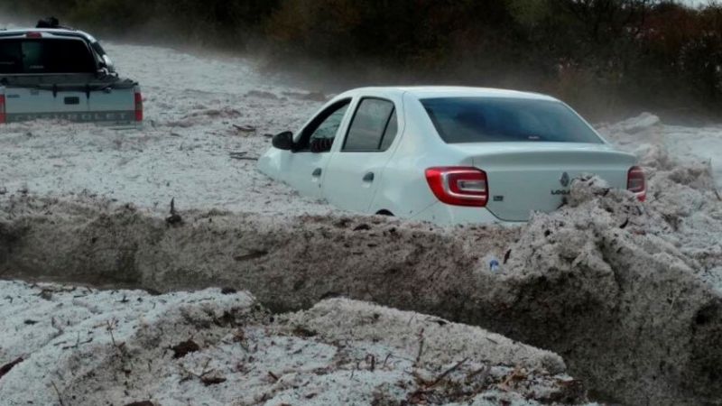 Violento Temporal: Córdoba quedó bajo el granizo