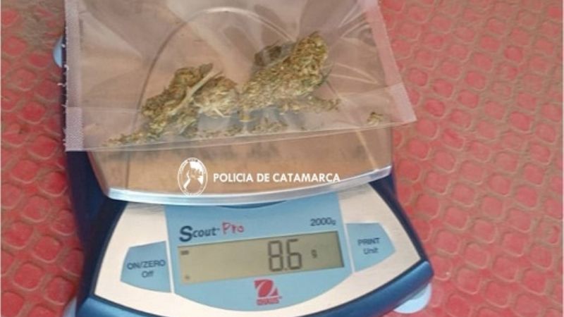 Secuestran droga en un operativo de control vehicular