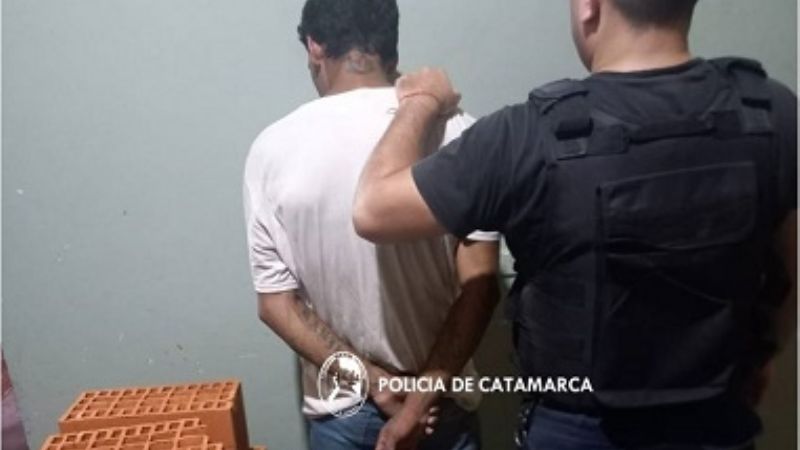 Llevaba una carretilla de ladrillos robados