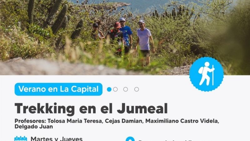 Viví el verano en La Capital con el Trekking en el Parque de Los Vientos