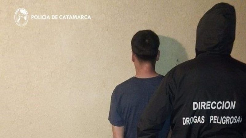 Secuestraron droga y detuvieron a un sujeto en Capayán