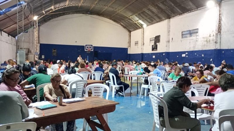 Agradecen por exitoso Bingo, en Sarmiento