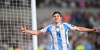 JULIÁN ÁLVAREZ cumplió con su cuota de gol y sendas asistencias para otros tantos de Messi y Lautaro.