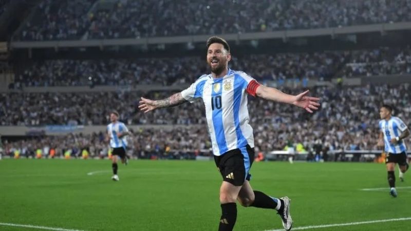 Con Messi al máximo, Argentina 6-Bolivia 0
