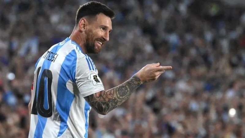 Con Messi al máximo, Argentina 6-Bolivia 0