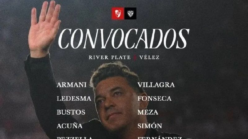 Acuña, Bustos y Meza en los convocados de River
