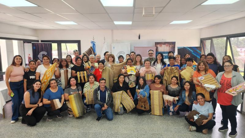 Finalizó la primera cohorte de la Diplomatura de Tejido en Telar