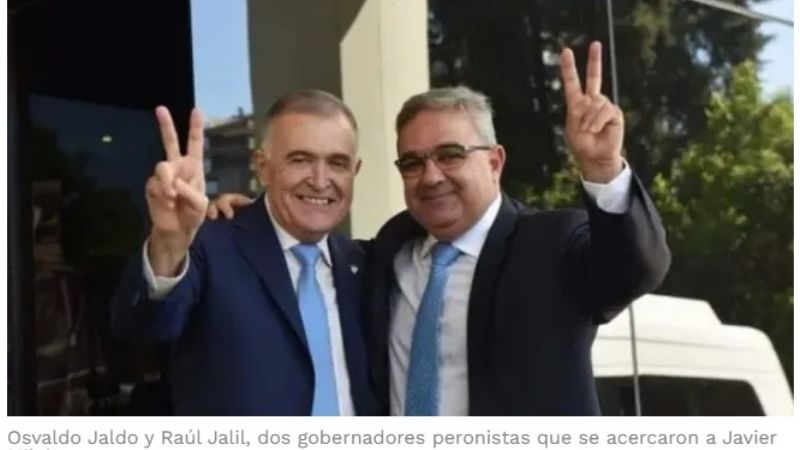 Milei convocó a cuatro "gobernadores héroes" a compartir un asado en Olivos