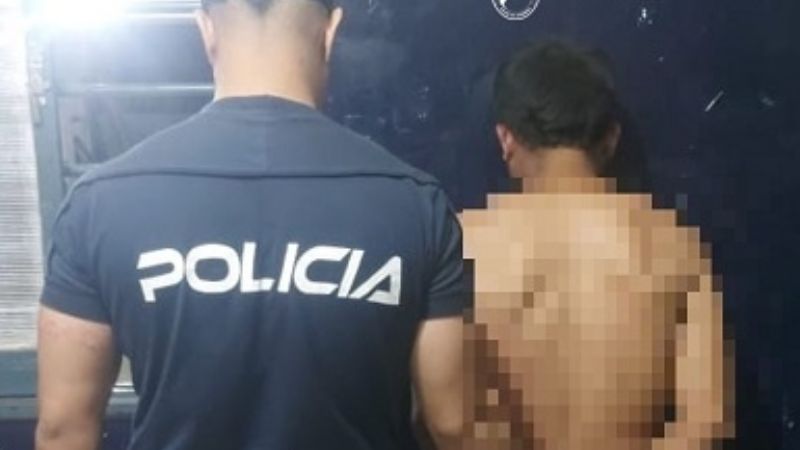 Joven violento a la comisaría