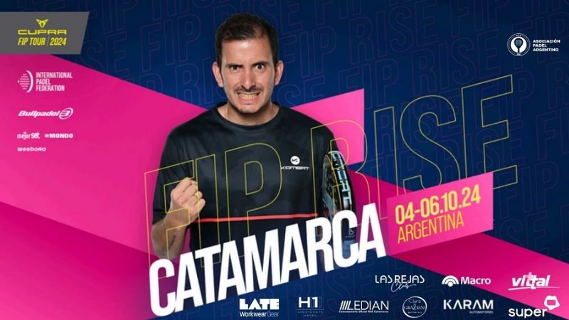 Pádel: Acreditaciones Catamarca Fip Rise