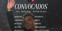 LA LISTA DE CONVOCADOS por Gallardo para afrontar la visita al Atlético Mineiro, este martes, en Brasil.