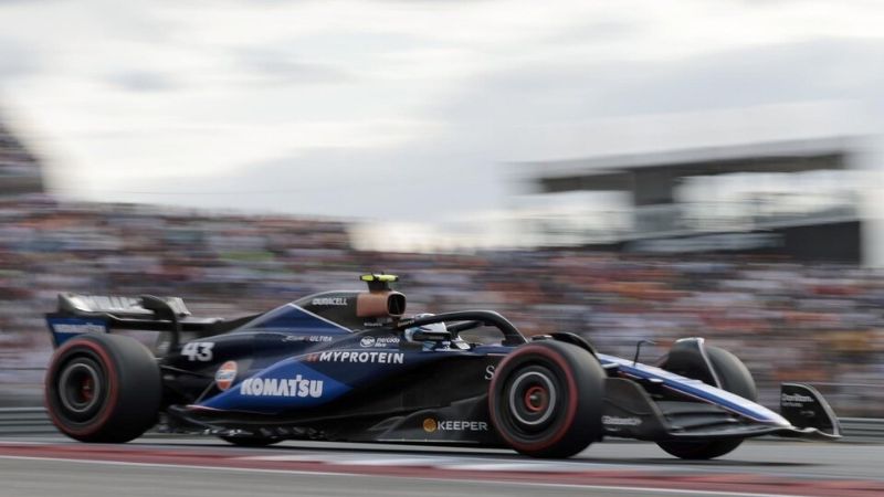 Franco Colapinto corre el GP de Estados Unidos