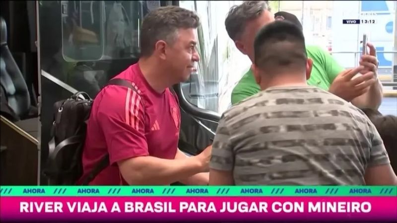 River viajó a Brasil para enfrentar a Mineiro