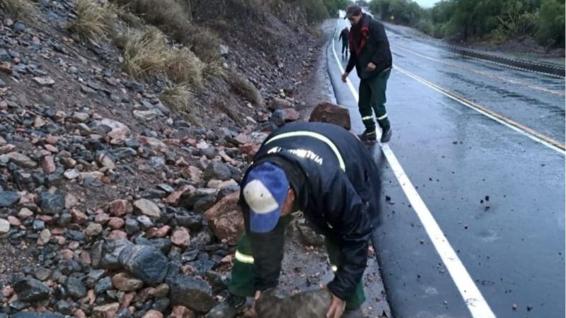 Lluvia: Recomiendan transitar con cuidado por rutas provinciales y nacionales