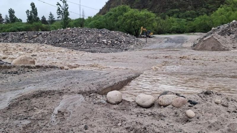 Creció el río Ambato
