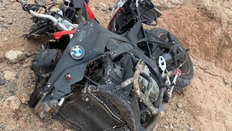 Motociclista derrapó y murió en la Ruta 40