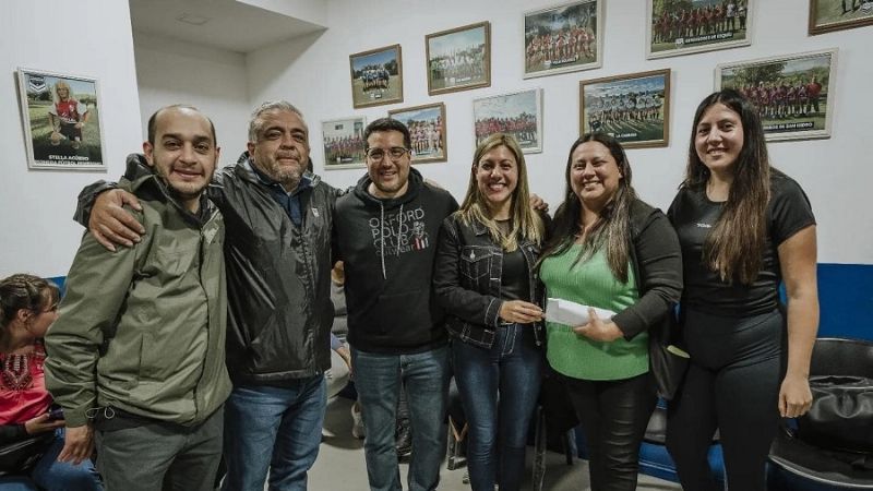Deportes entregó aportes a la Liga Chacarea