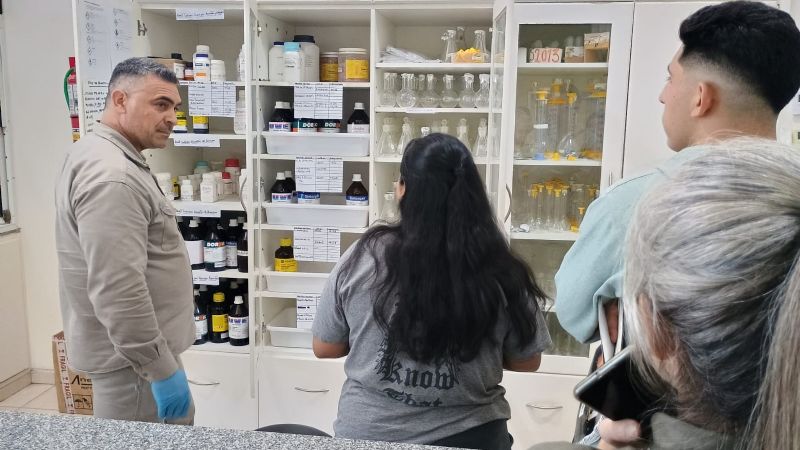 Estudiantes de Recreo Visitaron el Laboratorio de Aceites y Grasas del INTA