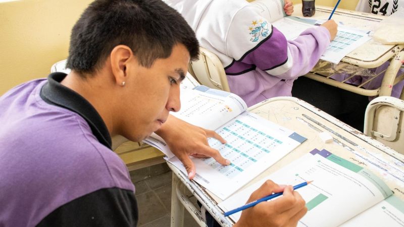 Con una gran participación de alumnos se realizó la prueba Aprender 2024