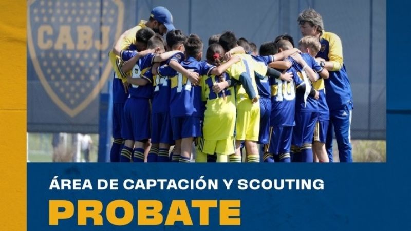 Boca probará juveniles en El Bolsón, Ambato