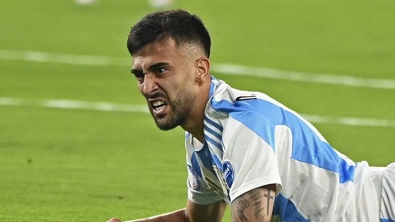 Nico González, desafectado de la Selección