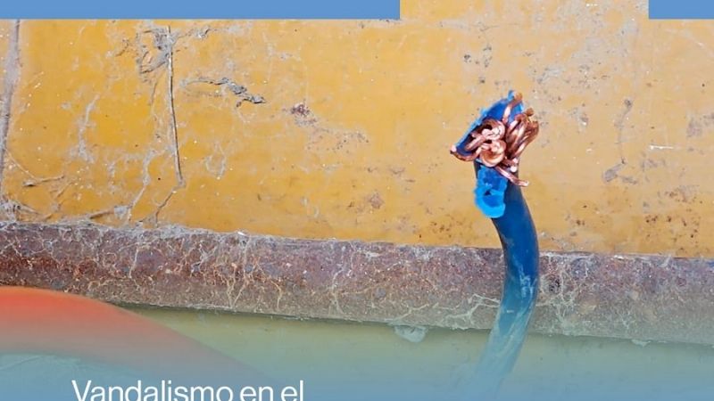 Vandalismo y robo en el "Poli" Capital