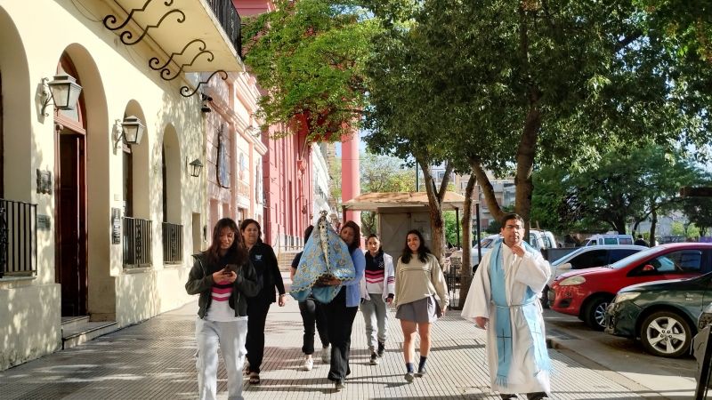 La Virgen visita el centenario Colegio Fidel Mardoqueo Castro 