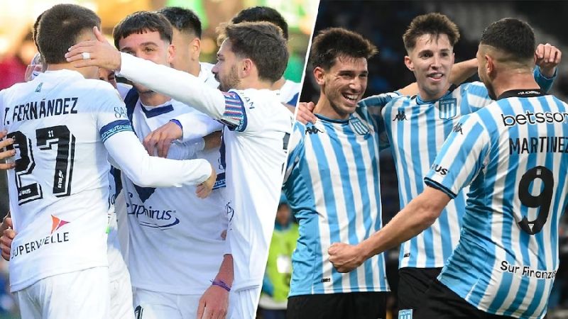 Vélez y Racing en partido clave de la Liga Profesional