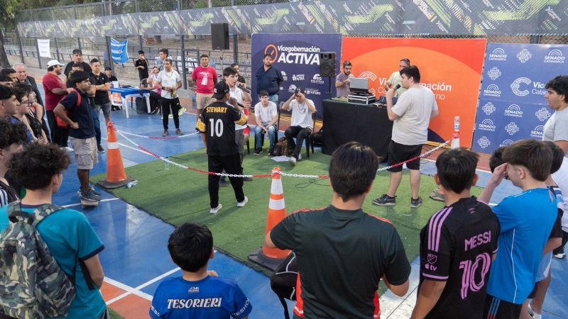 Se realizó la segunda fecha del Torneo 3x3 de Básquet y Batalla de Rap