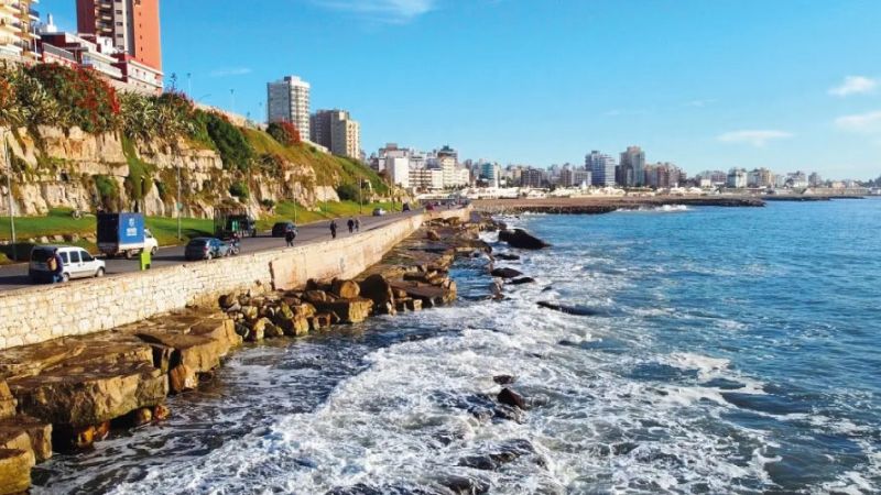 La temperatura del mar en Mar del Plata en el mes de septiembre promedió los 12,1 grados