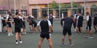 CENTRAL NORTE realizó ayer trabajos físicos en las canchas de Fútbol 5, del Almacén de Ramos Generales, en Villa Cubas.