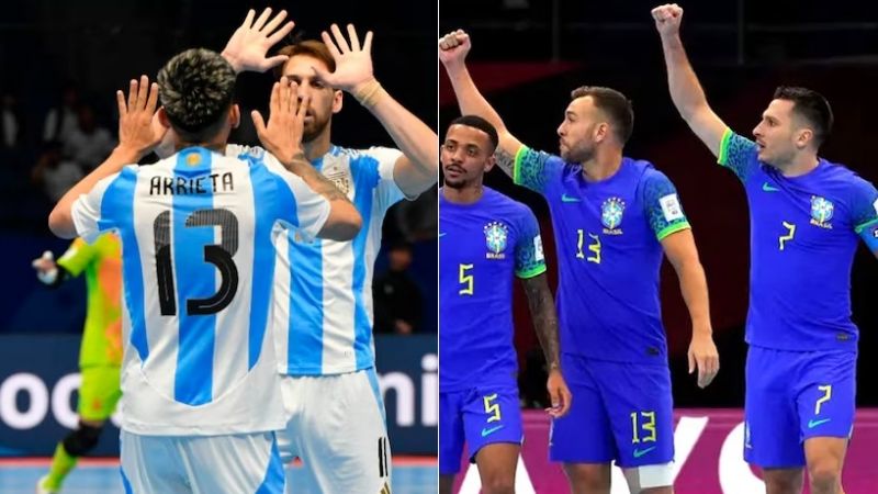 Argentina-Brasil, por el Mundial de Futsal 2024