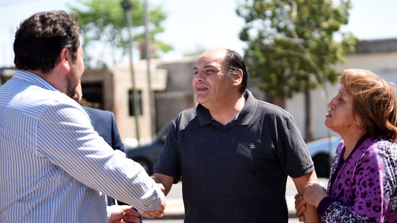 Avances en la Plaza de Los Ceibos