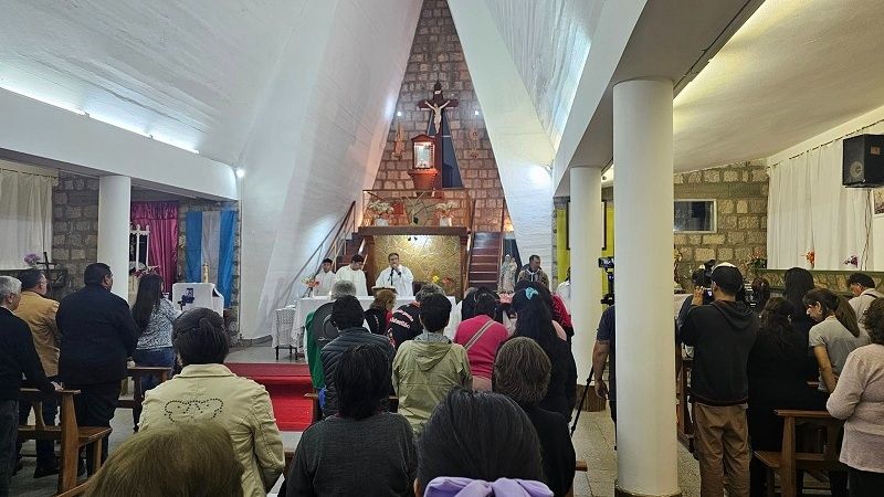 Celebraron a su Santa Patrona en Rosario de Colana