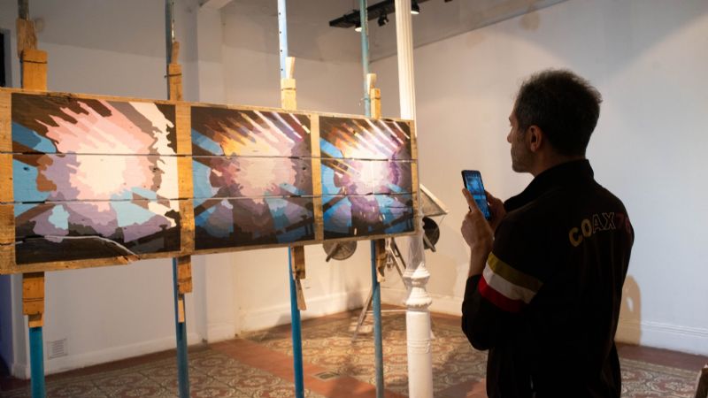 Inauguró la muestra "En Construcción 4" de Diego Sarmiento en el Museo de Bellas Artes