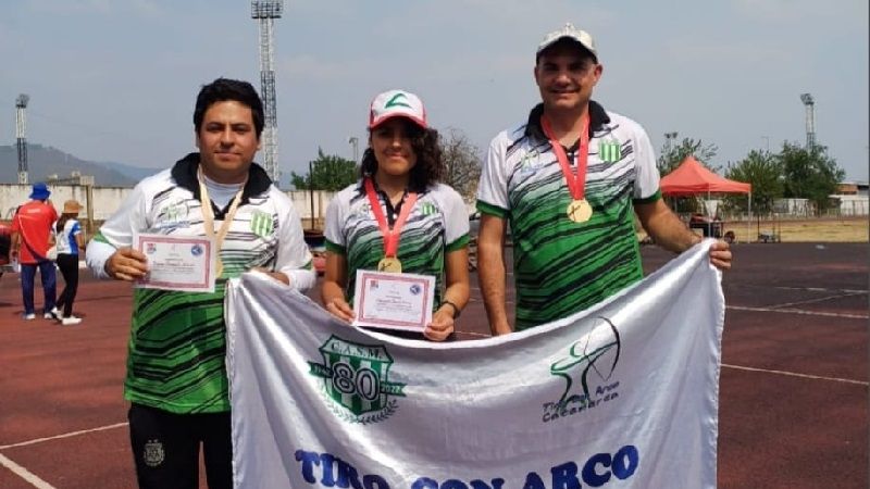 Podios del Tiro con Arco para San Martín