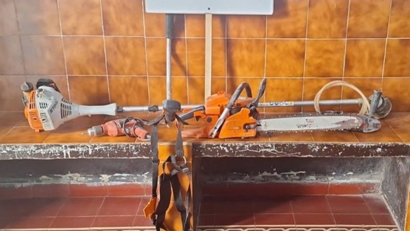 Secuestran varios elementos abandonados