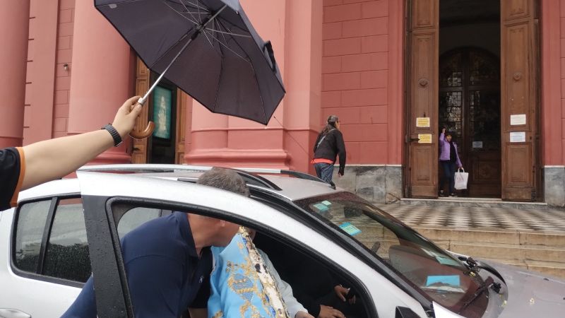 La Sagrada Imagen de la Virgen del Valle en la Defensoría Pública Oficial