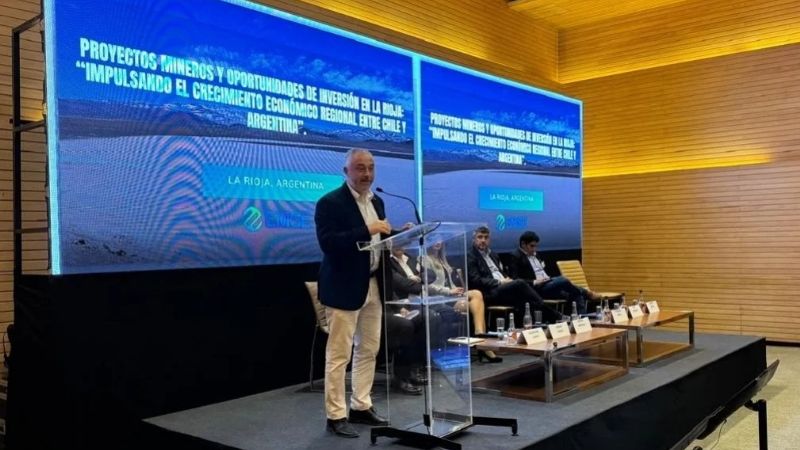 La Rioja expuso su potencial minero en Chile