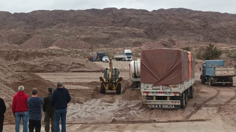 Habilitan el paso por Ruta Nacional 60 en Río la Punta