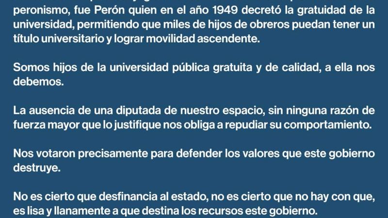 El PJ catamarqueño en contra de la diputada Fernanda Avila