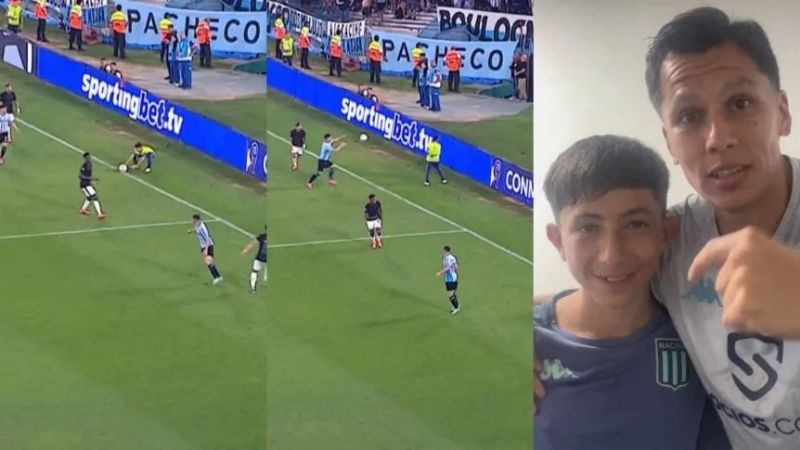 La avivada del alcanzapelotas de Racing