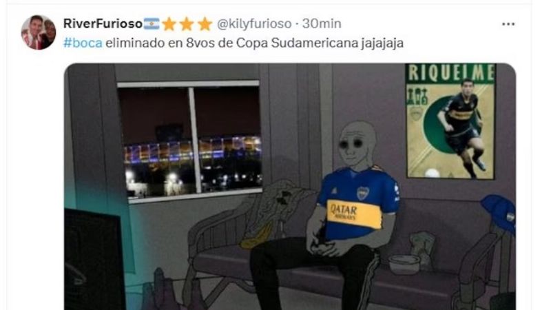 El festejo de Racing en las redes sociales