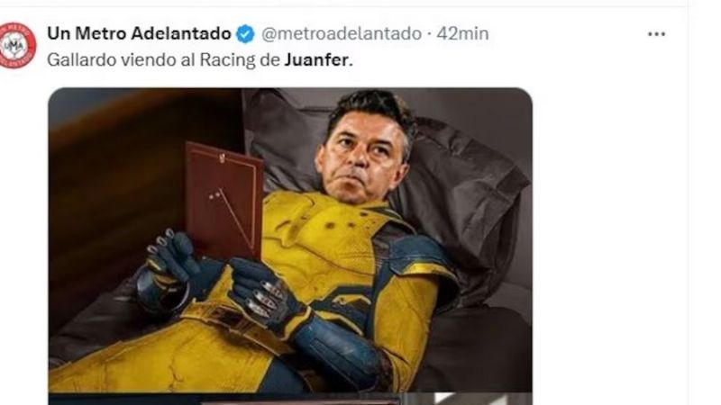 El festejo de Racing en las redes sociales