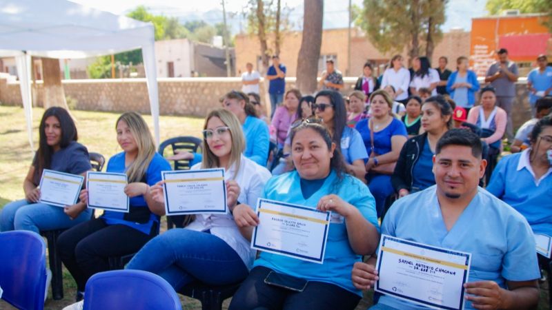 Salud y Nación entregaron certificación a Agentes Sanitarios de Belén