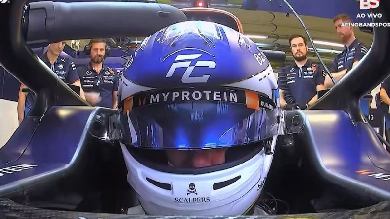 Colapinto largará 14to. la “sprint” del GP de Brasil