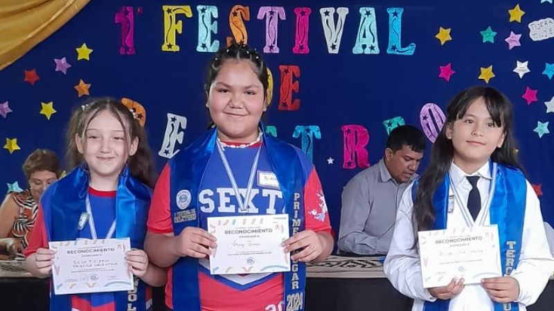 Se desarrolló el 1° Festival de Deletreo con estudiantes del nivel primario