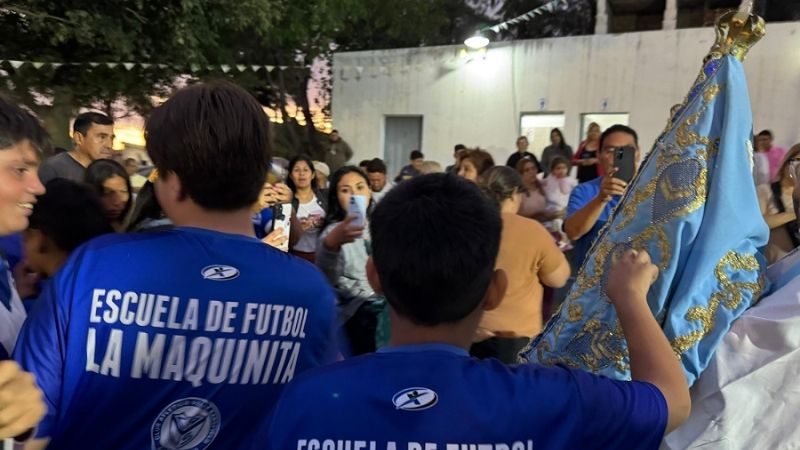 Alborozo en Vélez por la visita de la Virgen