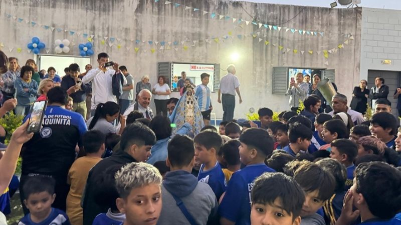 Alborozo en Vélez por la visita de la Virgen