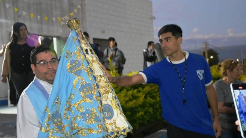 Alborozo en Vélez por la visita de la Virgen